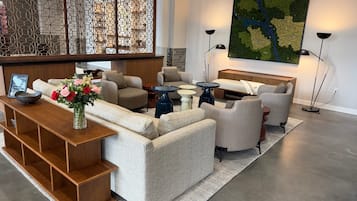 Sitteområde i lobbyen