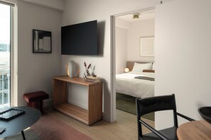 Suite | Een laptopwerkplek, gratis wifi, beddengoed