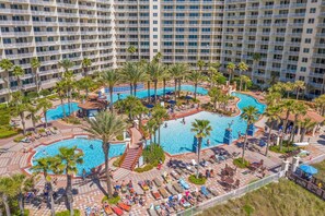 Pool - Beachfront,  Ocean Views,  Sleeps 6 , Hot tub (Panama City Beach)