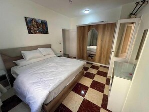 1 室のベッドルーム、インターネット、ベッドシーツ