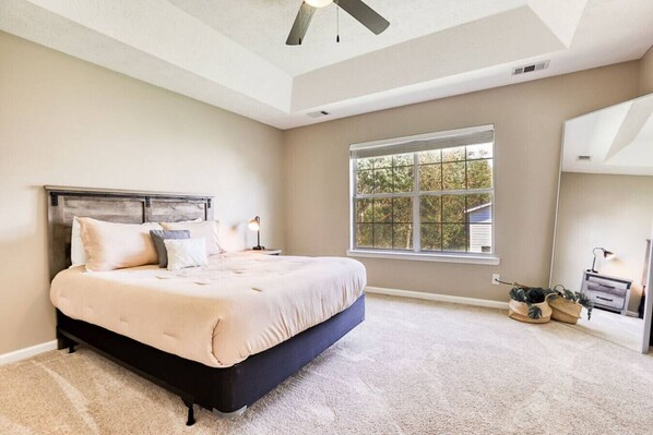 Desk, iron/ironing board, travel crib, WiFi