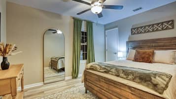 3 chambres, fer et planche à repasser, lit de bébé portatif, Wi-Fi