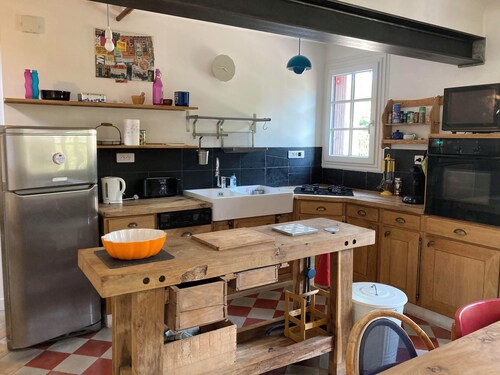 House downtown - Quiet - on the banks of the Loire and 10 minutes walk from downtown