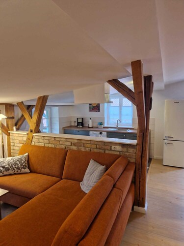 "Großzügige, gemütliche Ferienwohnung im Lehnenhof" ländlich, unweit zur Ostsee