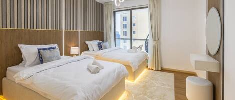 2 bedrooms, iron/ironing board, free WiFi