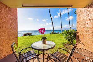 Klassiek appartement, 1 slaapkamer, veranda, uitzicht op oceaan | Veranda