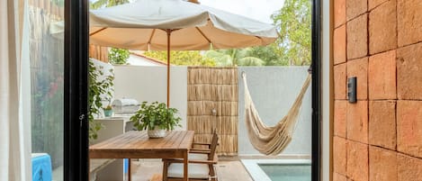Premium Apartment, Pool View | Private pool