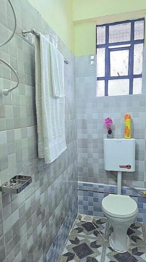 Free toiletries, hair dryer, slippers, towels