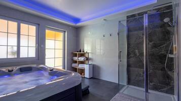 Shower, hair dryer