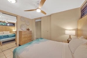 Lägenhet Classic - 1 sovrum - lanai - havsutsikt | Strykjärn/strykbräda och gratis wi-fi
