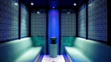Sauna, baño de vapor, baño turco o hammam y tratamientos corporales