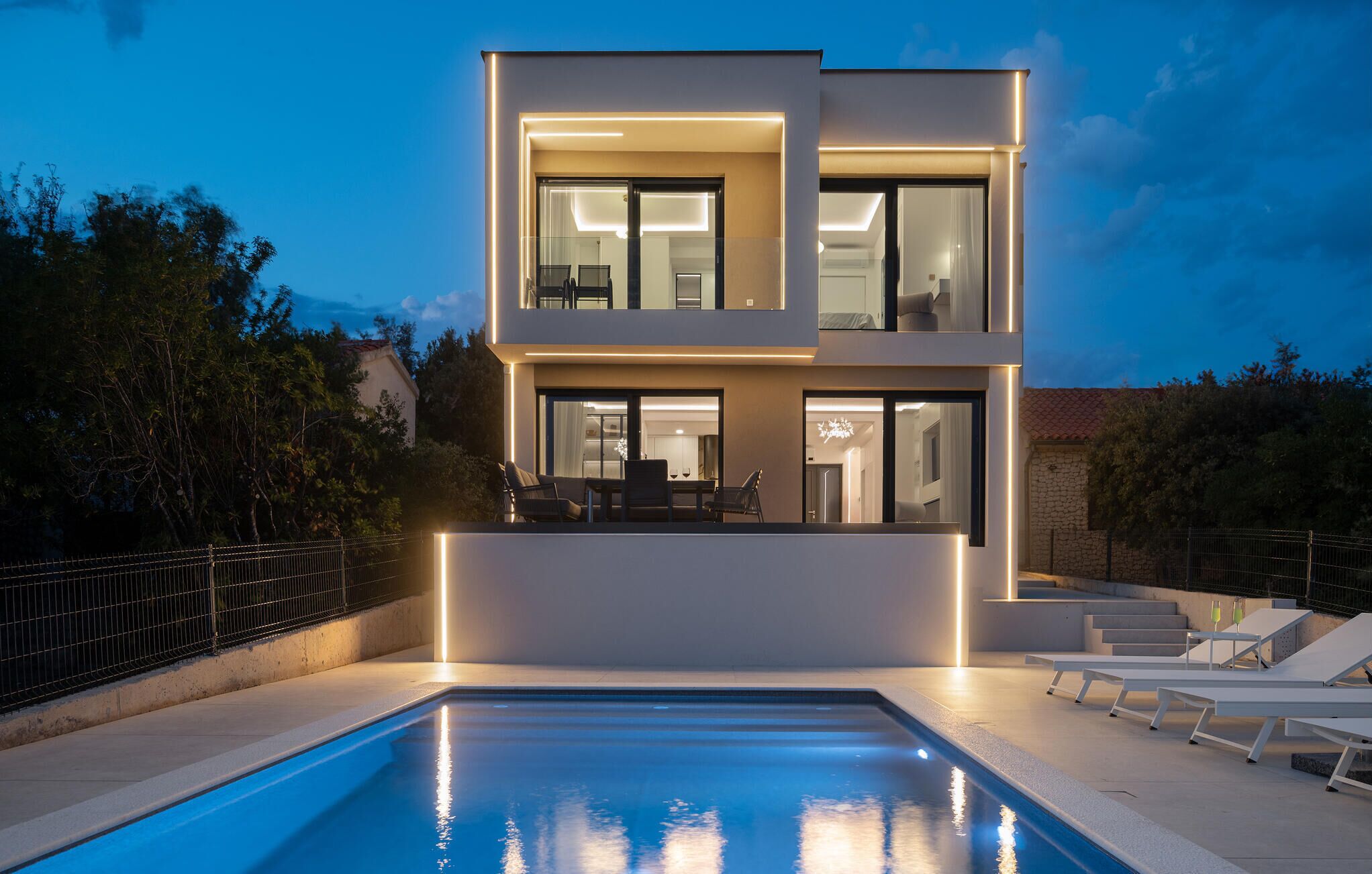 Una piscina climatizada
