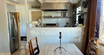 Chase Snow, Then Chill Next to The Fireplace in Unit 11 at the Cedaredge Lodge