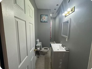 Towels, soap, toilet paper