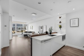 Interior - Luxury Waterfront Suite w/City Views + AC (Calgary)