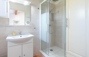 Shower, hair dryer