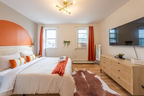 2 bedrooms, iron/ironing board, free WiFi, bed sheets