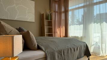 1 Schlafzimmer, Bügeleisen/Bügelbrett, Reisekinderbett, kostenloses WLAN