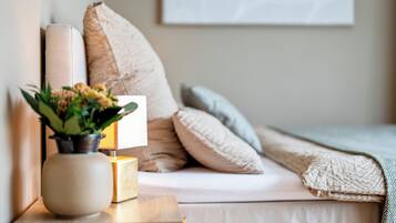1 bedroom, iron/ironing board, travel crib, WiFi (free)