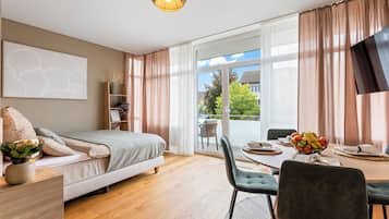 1 Schlafzimmer, Bügeleisen/Bügelbrett, Reisekinderbett, kostenloses WLAN