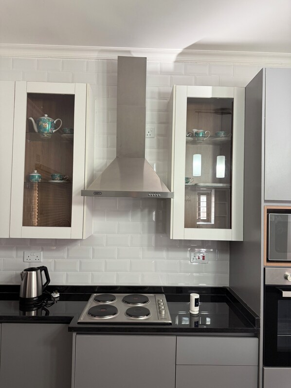 Microwave, oven, stovetop