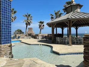 Indoor pool, outdoor pool