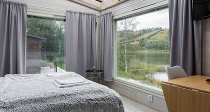 Cozy Suite on Himosranta with Lake Views & Sauna