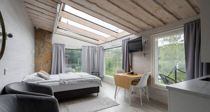 Cozy Suite on Himosranta with Lake Views & Sauna