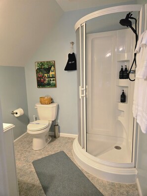 Shower, hair dryer, towels, soap - Charming studio in welcoming Dillwyn, near Farmville (Dillwyn)