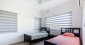 3 bedrooms, bed sheets