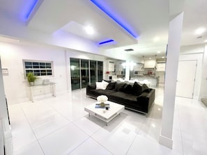 TV, fireplace, stereo, offices