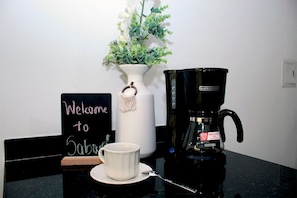 Coffee and/or coffee maker