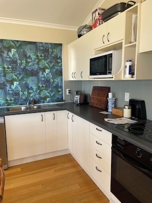 Microwave, oven, stovetop