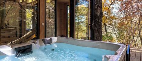 Bain à remous extérieur