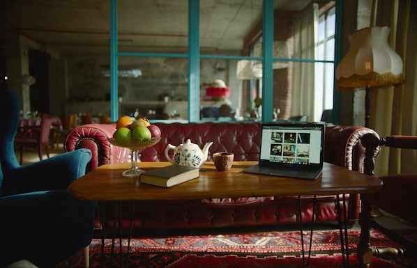Sala de estar en el lobby