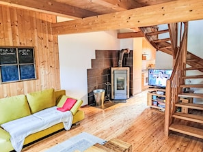 Fernseher, Kamin