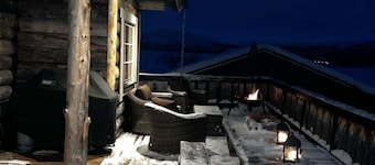 Cabin with the view of Northen light