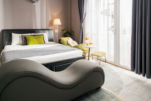 Deluxe Double Room Single Use, Balcony, City View | Iron/ironing board, free WiFi