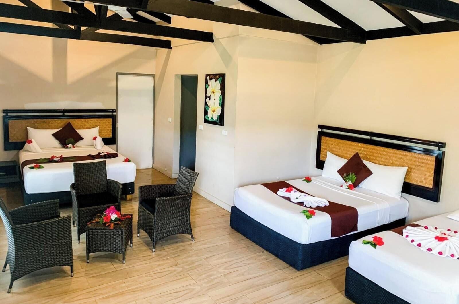 Family Villa, Patio, Pool View | In-room safe, desk, iron/ironing board, free WiFi