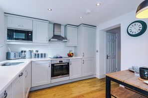 House, Patio | Private kitchen