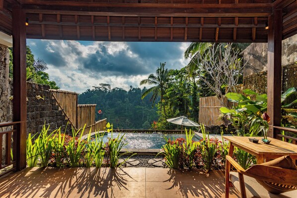 إطلالة على الفناء