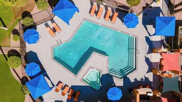 Indoor pool, outdoor pool