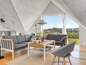 TV, fireplace, foosball