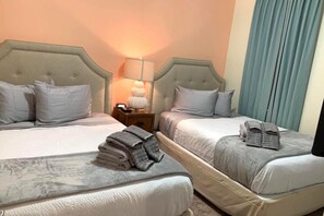 9 bedrooms, travel crib, free WiFi, bed sheets
