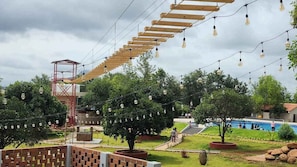 Muro de escalada cubierto