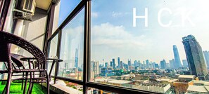 Luxury Suite, Balcony, City View