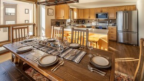 Coffee/tea maker, fridge, microwave, oven - Walk to Explorer Gondola | Private Sauna (Big Sky)