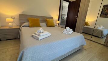 1 makuuhuone, silitysrauta/-lauta, vauvan matkasänky, ilmainen Wi-Fi