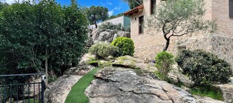 The Brick House. Ideal for families with garden and swimming pool.