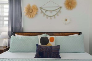 4 bedrooms, iron/ironing board, travel crib, WiFi